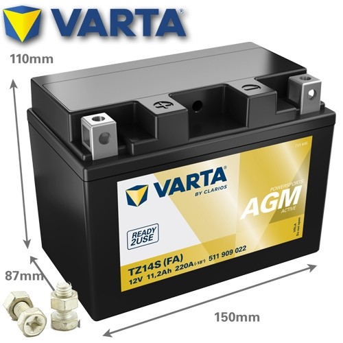 Batterie für yamaha fz1 1000 - batterie,