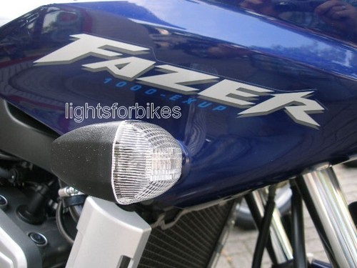 Weisse blinker gläser - weisse, yamaha